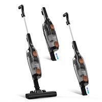 110/220v Stick Vacuum Cleaners with HEPA Filters 15KPa 600W 2-in-1 Lightweight Corded Vac with Handheld Stick Vac for Home Car