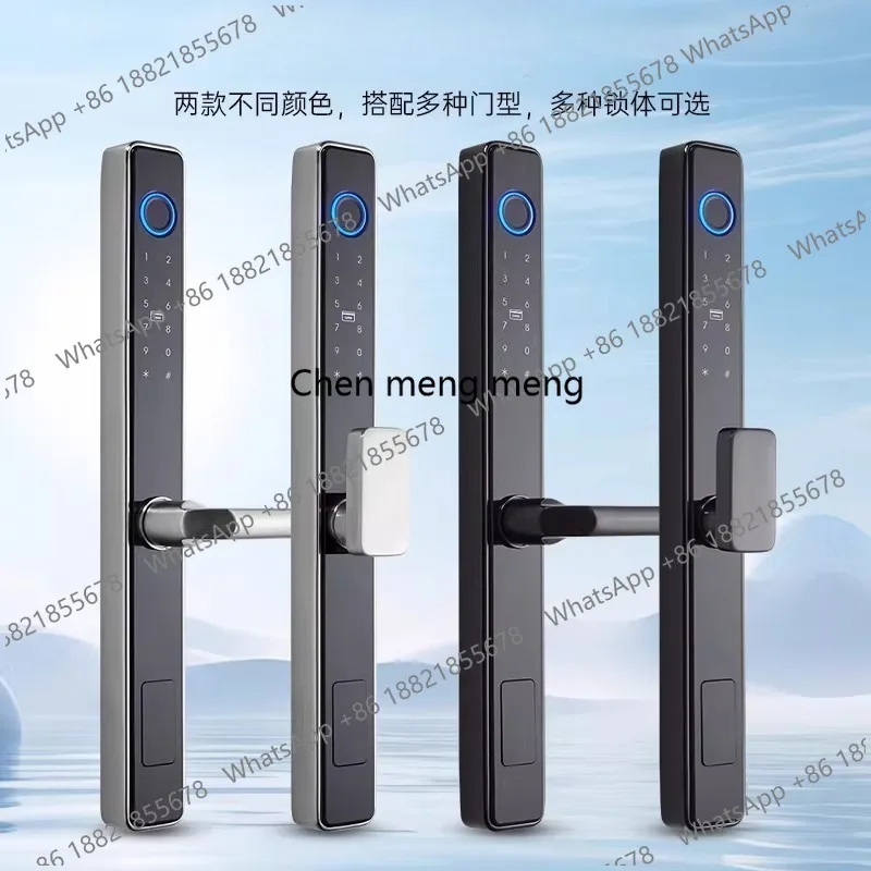 

Уличный водонепроницаемый смарт-замок для садовых дверей из алюминия с защитой от взлома, с функцией распознавания отпечатков пальцев, для стеклянных дверей, узкопрофильный.