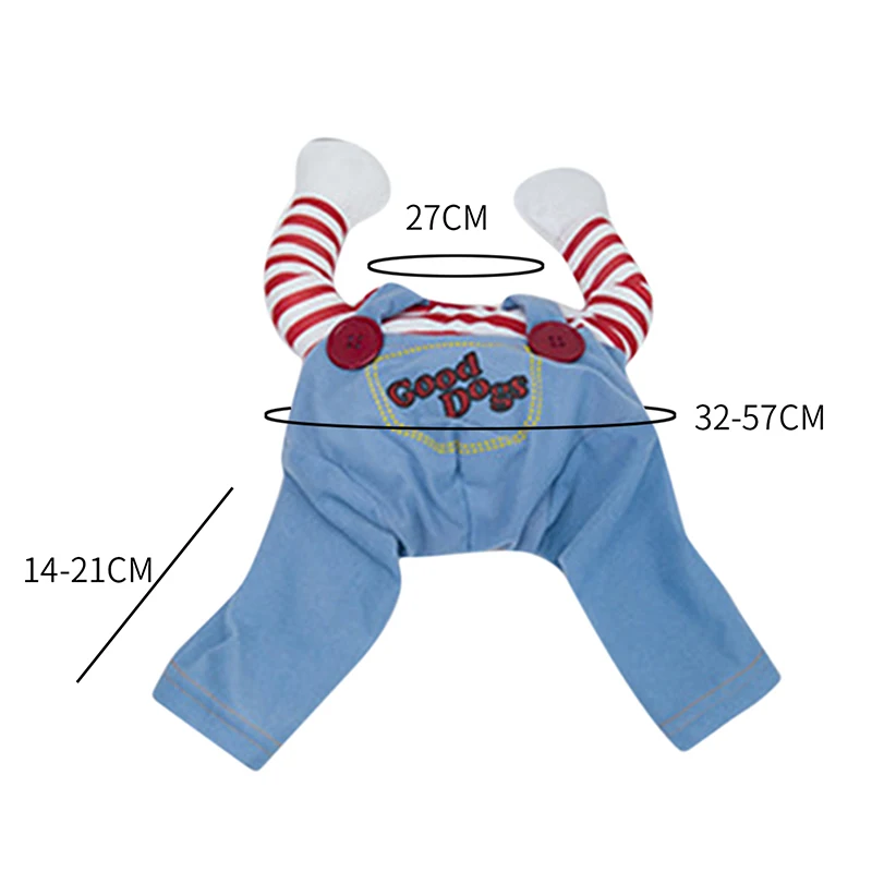 Funny Dog Clothes Dogs Cosplay Costume Halloween Comical Outfits Holding a Knife Set Pet Cat Dog Festival Party Clothing