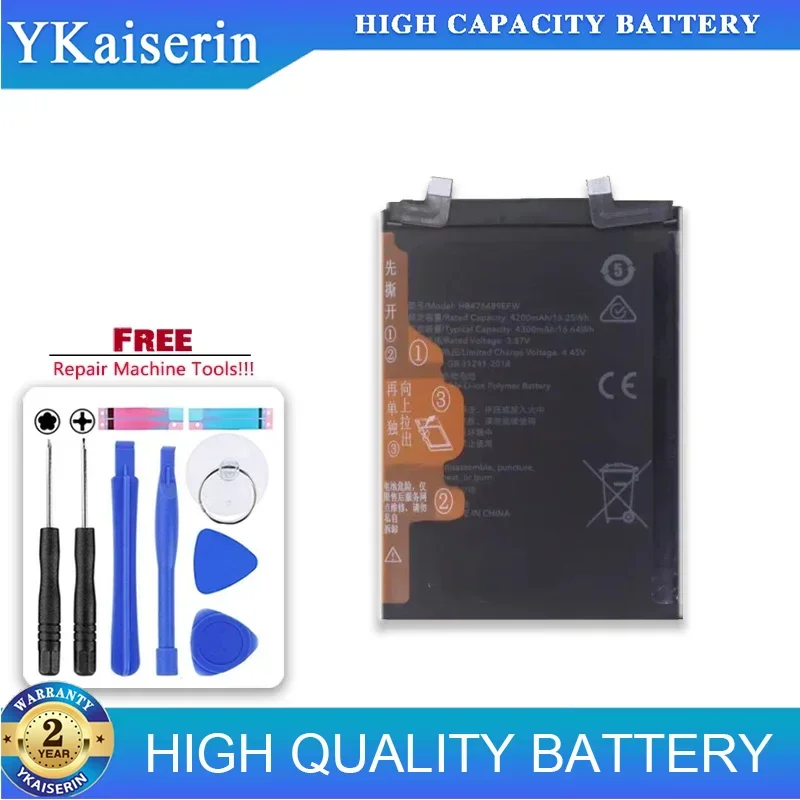 3800Mah Replacement Battery HB476489EFW For Huawei HONOR 50