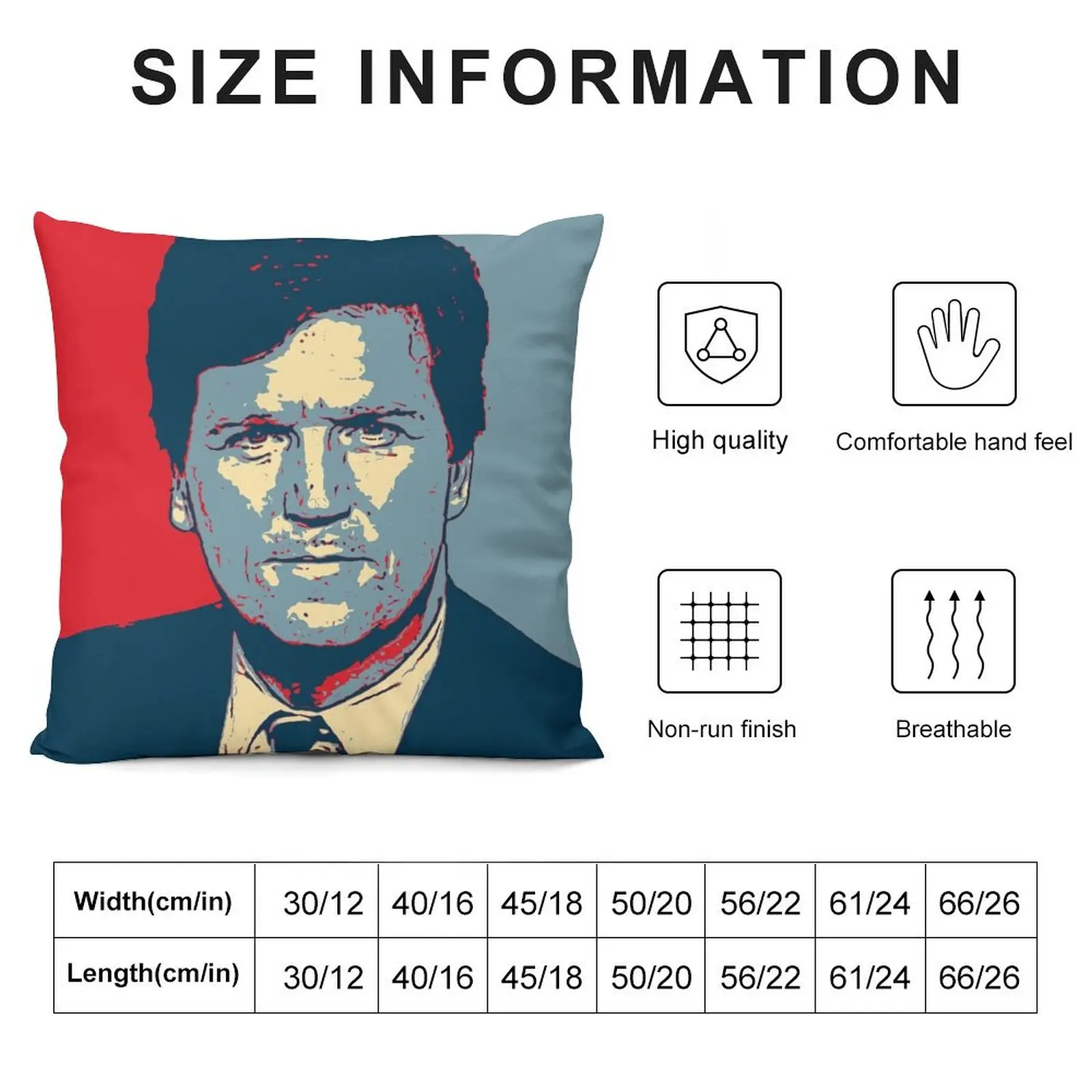 tucker carlson meme Throw Pillow Decorative Cushions pillow cover christmas pillow