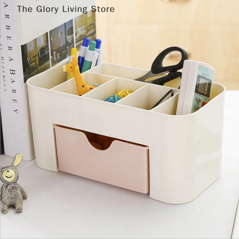 Nail Storage Box Container Cotton Swab Storage Box Accessories Cleaning Desktop Tools Multifunctional Jewelry Box Cosmetic Stor