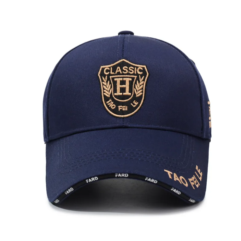 Classic Letter Label Embroidery Casual Baseball Hats Men Women Outdoor Versatile Sunshade Caps Hip Hop Sport Cotton Dad Hats