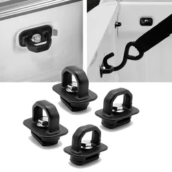 4pcs Tie Down Anchor Truck Bed Side Wall Anchors Cargo Loop Hook Buckle for Chevrolet Silverado Colorado for GMC Sierra Canyon