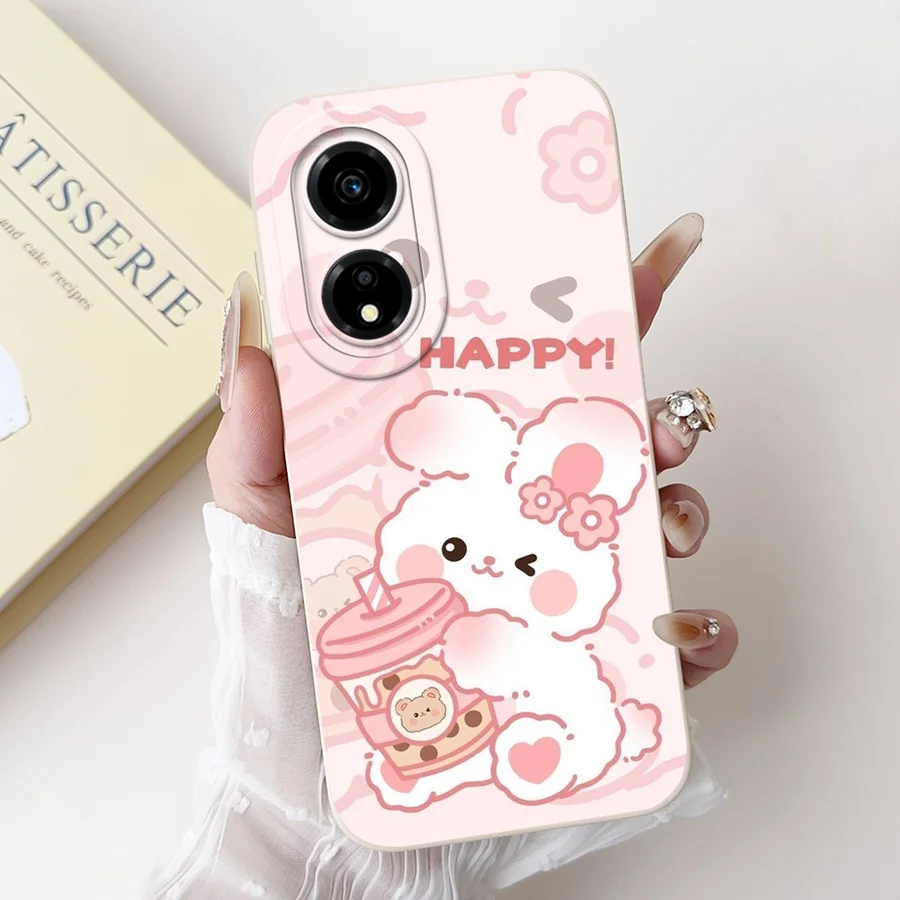 For Itel P55 4G Phone Case A666L Luxury Fashion Cartoons Soft Silicone Shockproof Full Cover For ItelP55 P 55 Plus Fundas Coque