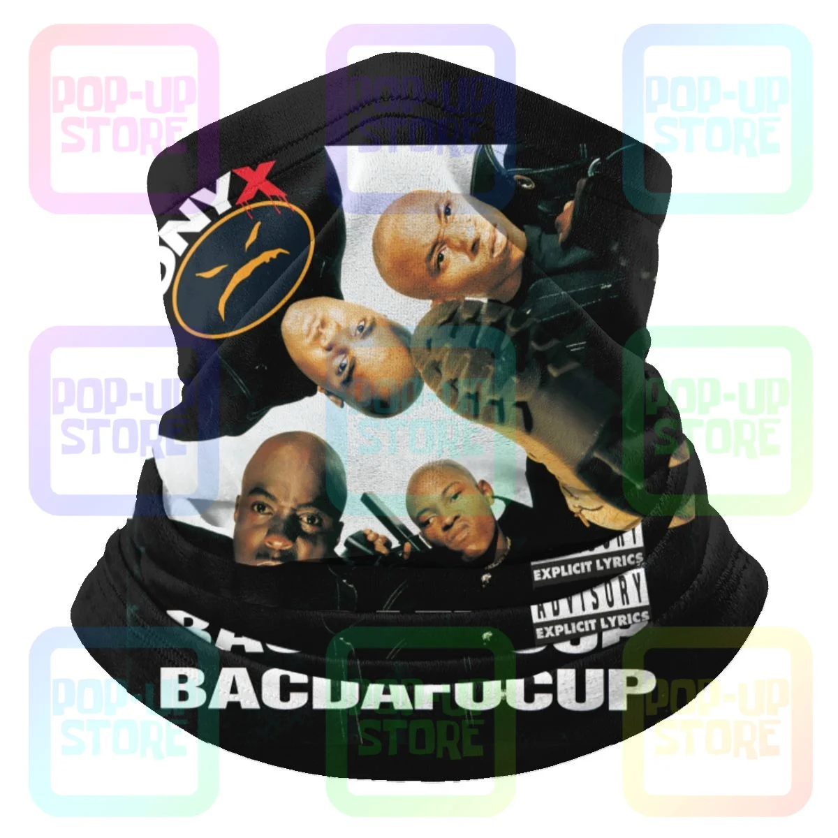 Onyx Bacdafucup Tour Rap Hip Hop Nwa Deathrow Microfiber Neck Gaiter Bandana Scarf Sports Fashion Face Head Wrap