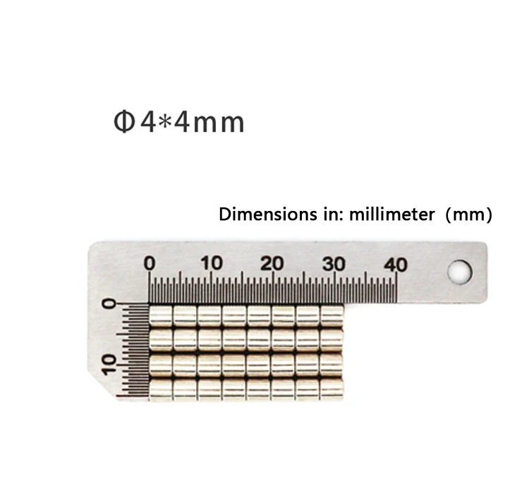 4x0,5 4x1 4x2 4x3 4x4 4x5 4x6 4x8 4x10 MM Starke Runde Magnete für Kühlschrank Büronutzung Kühlschrankmagnet Magnethaken 4x0,5mm – Detail 11