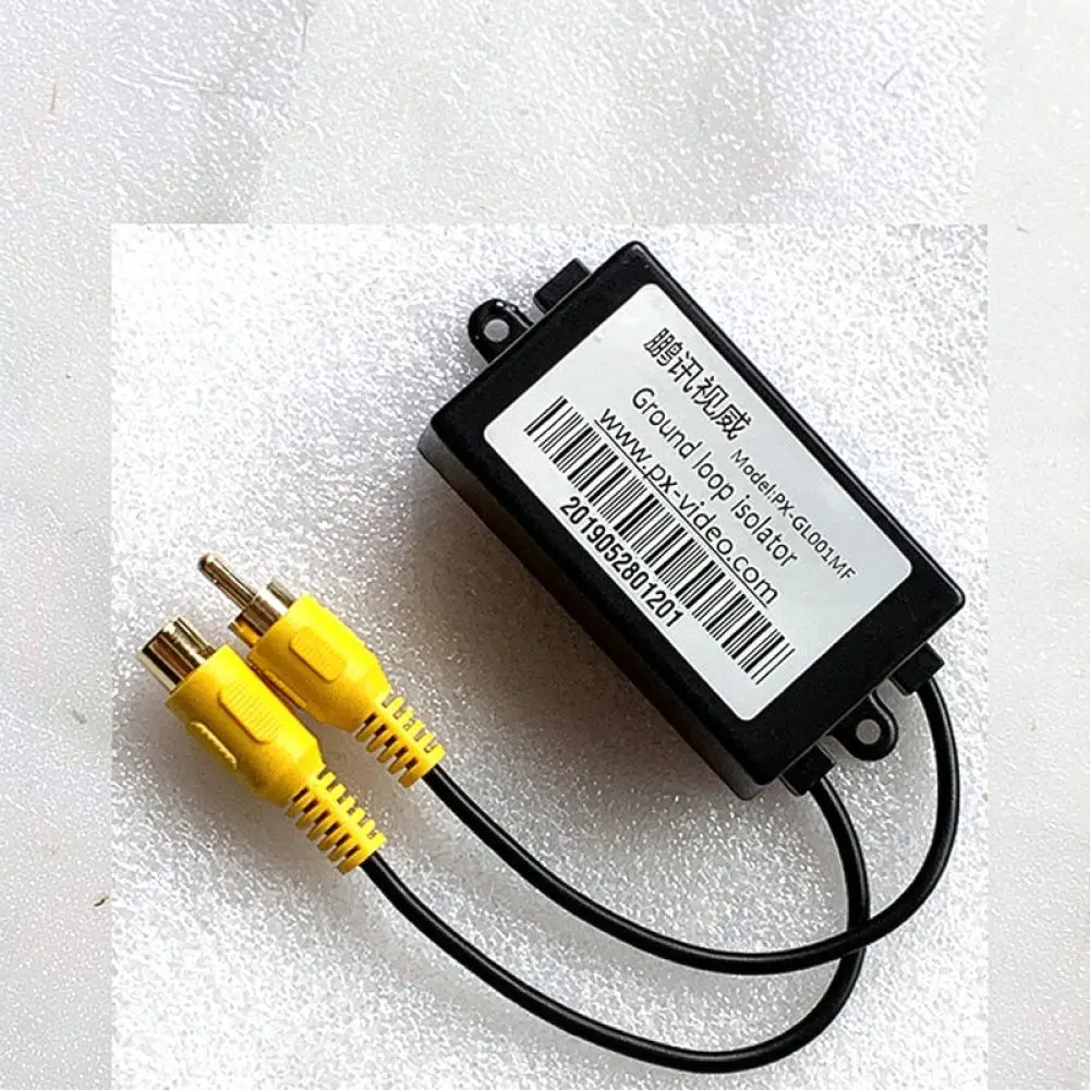 Car Rear View Camera Video Interference Filter Ground Loop Isolator For Monitor Screen Streak Ripple Signal Fix