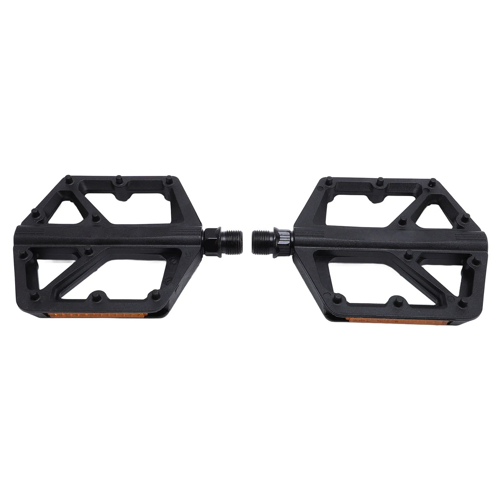 دواسات الدراجة دبابيس نايلون مضادة للانزلاق محكمة الغلق خفيفة الوزن منصة مسطحة دواسات الدراجة للدراجات الجبلية ملحقات ركوب الدراجات #3