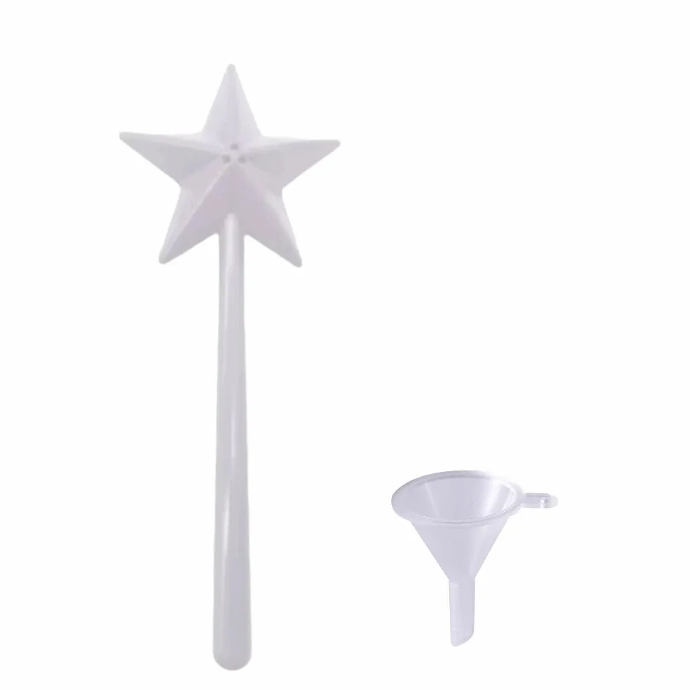 3 Holes Seasoning Magic Wand Pentagram Shape Refillable Star Shaped Shake Stick Salt Control Bottle One Hand Operation