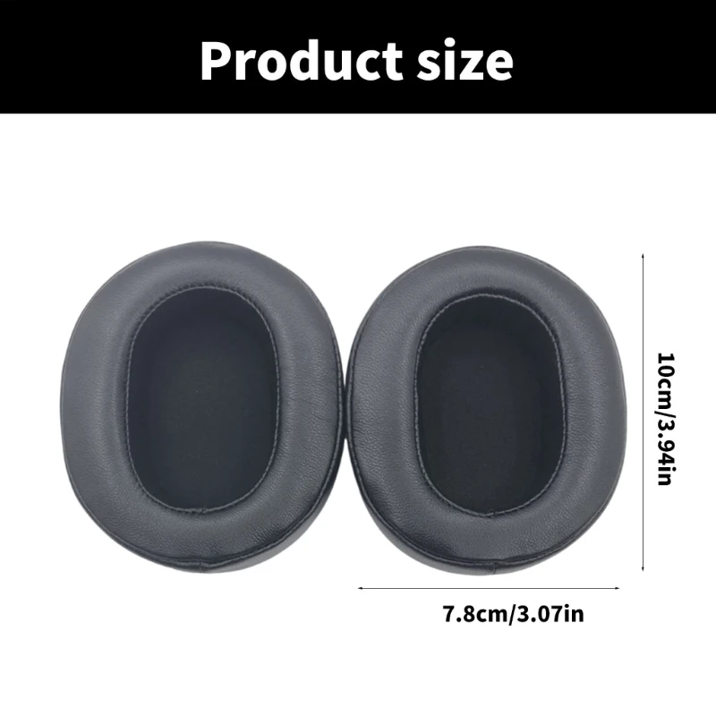 462E 1Pair Sponges Earpads Sheepskin Ear Cushions Earmuffs for WH-1000XM5 1000XM5 Headphones