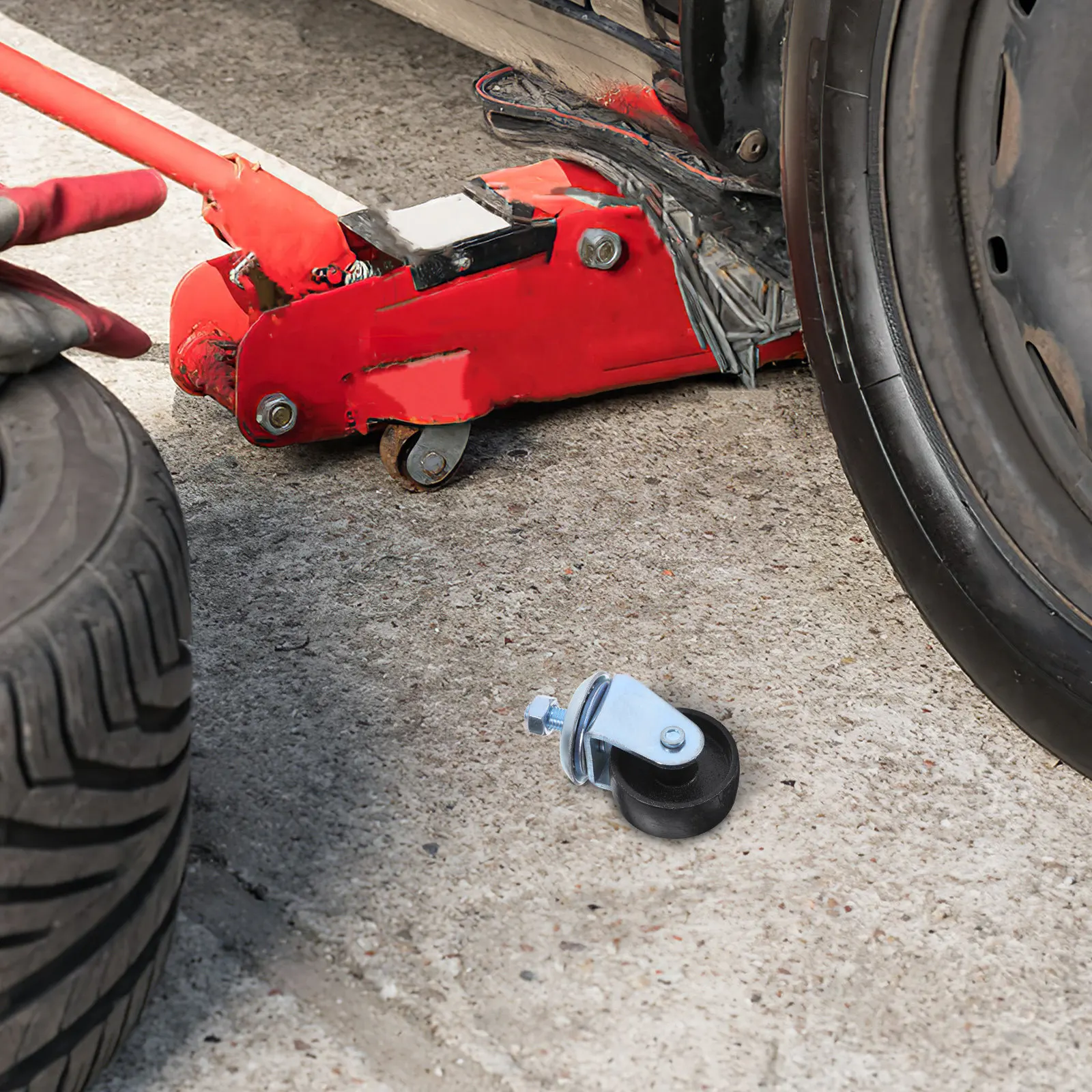 Ruote Girevoli Orizzontali per - Hydraulic Floor Jack recensione e prezzo