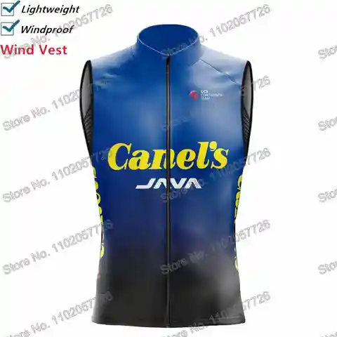 Canel's Java 2025 bisiklet yeleği rüzgarlık Pro yarış erkekler rüzgar yeleği yaz yol bisikleti Jersey kolsuz MTB kadın bisiklet ceketi