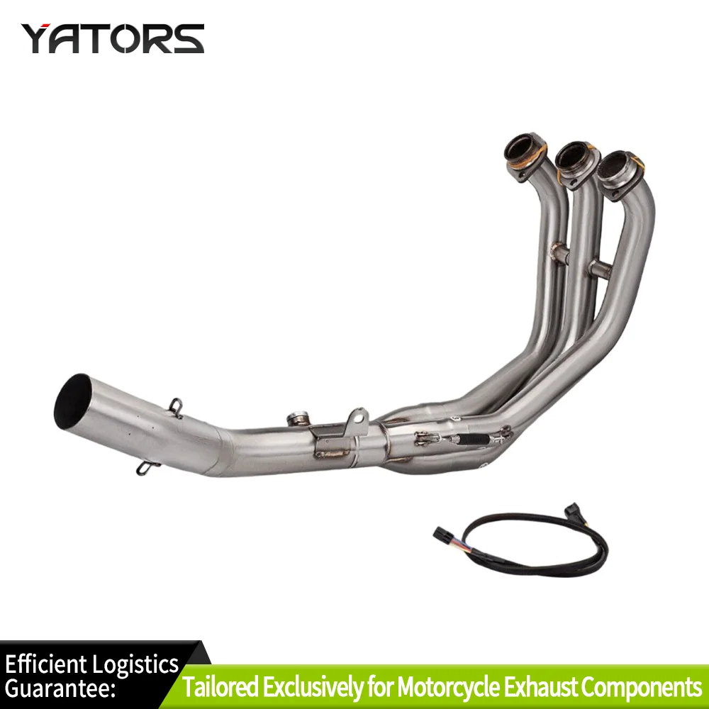 

Exhaust Systems For Yamaha MT09 FZ09 2021-2023 Full Header Front Link Pipe Exhausts Pipes