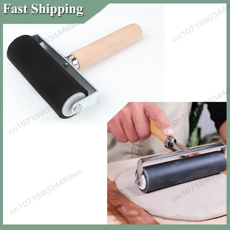 

-A94Z 3 Pack Rubber-Roller Brayer Rollers 1.4/2.4/4 Inch Art Craft Roller For Printmaking,Ink,Wallpapers Stamping Gluing Tools