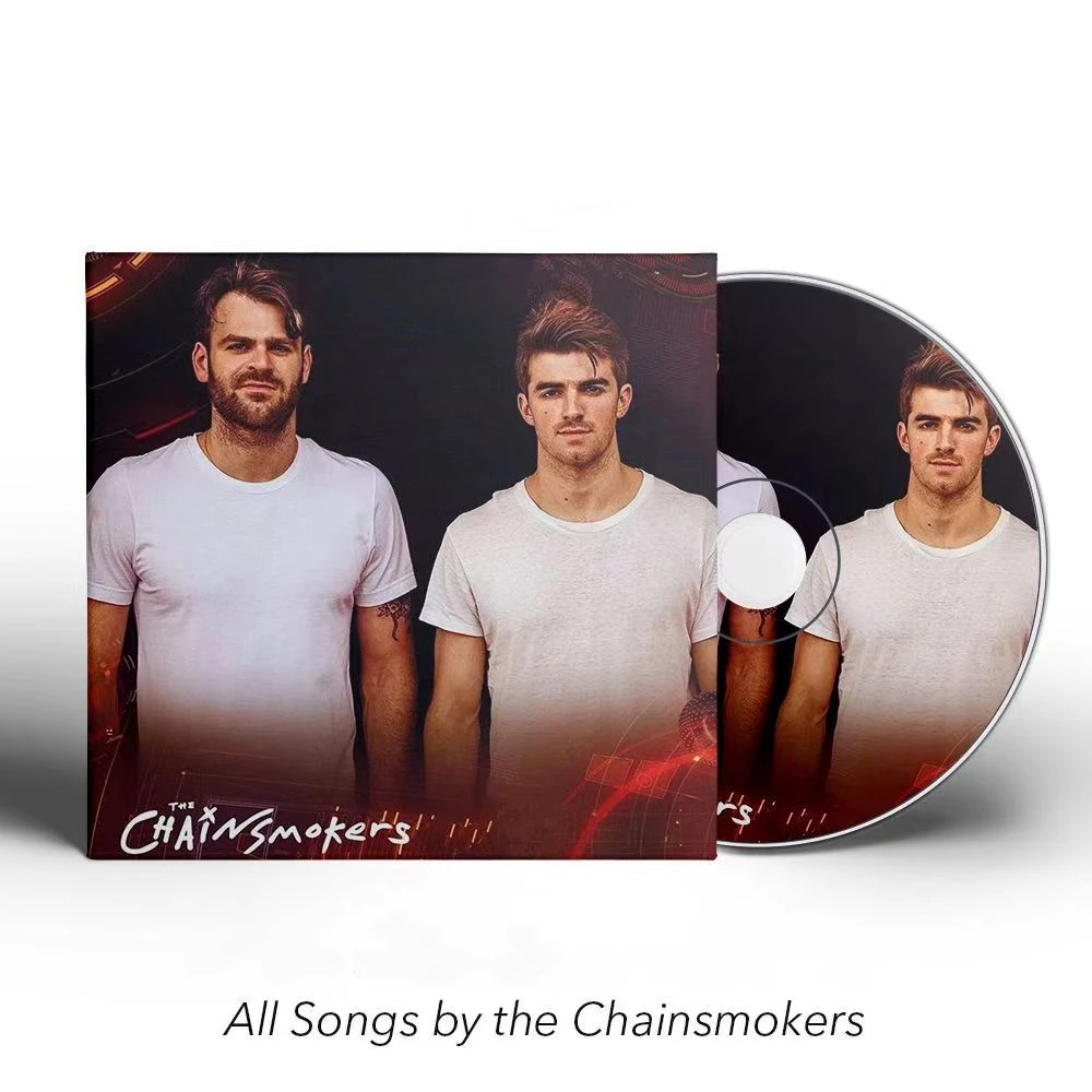 DJ The Chainsmokers Andrew Taggart Music CD Greatest Hits Single Album 3pcs Music Record Cosplay Walkman Car Soundtracks Box