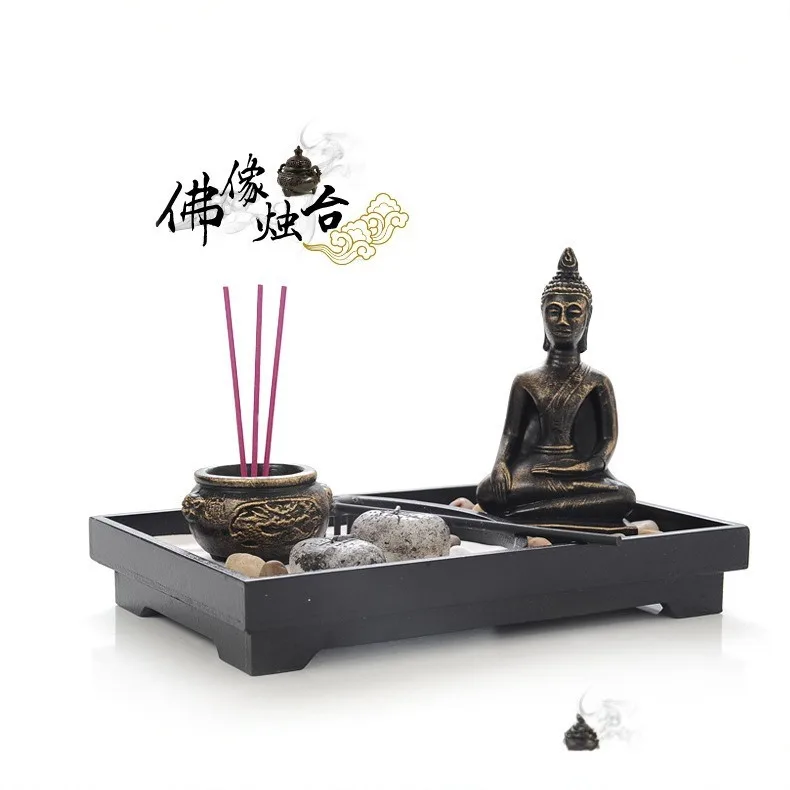 Ornaments sand table incense decoration craft desktop dry landscape cross-border e-commerce