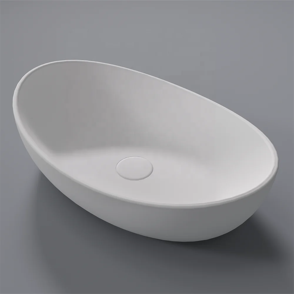 

Bathroom Vanity Wash Basin Sink Countertop Modern Stone Basin