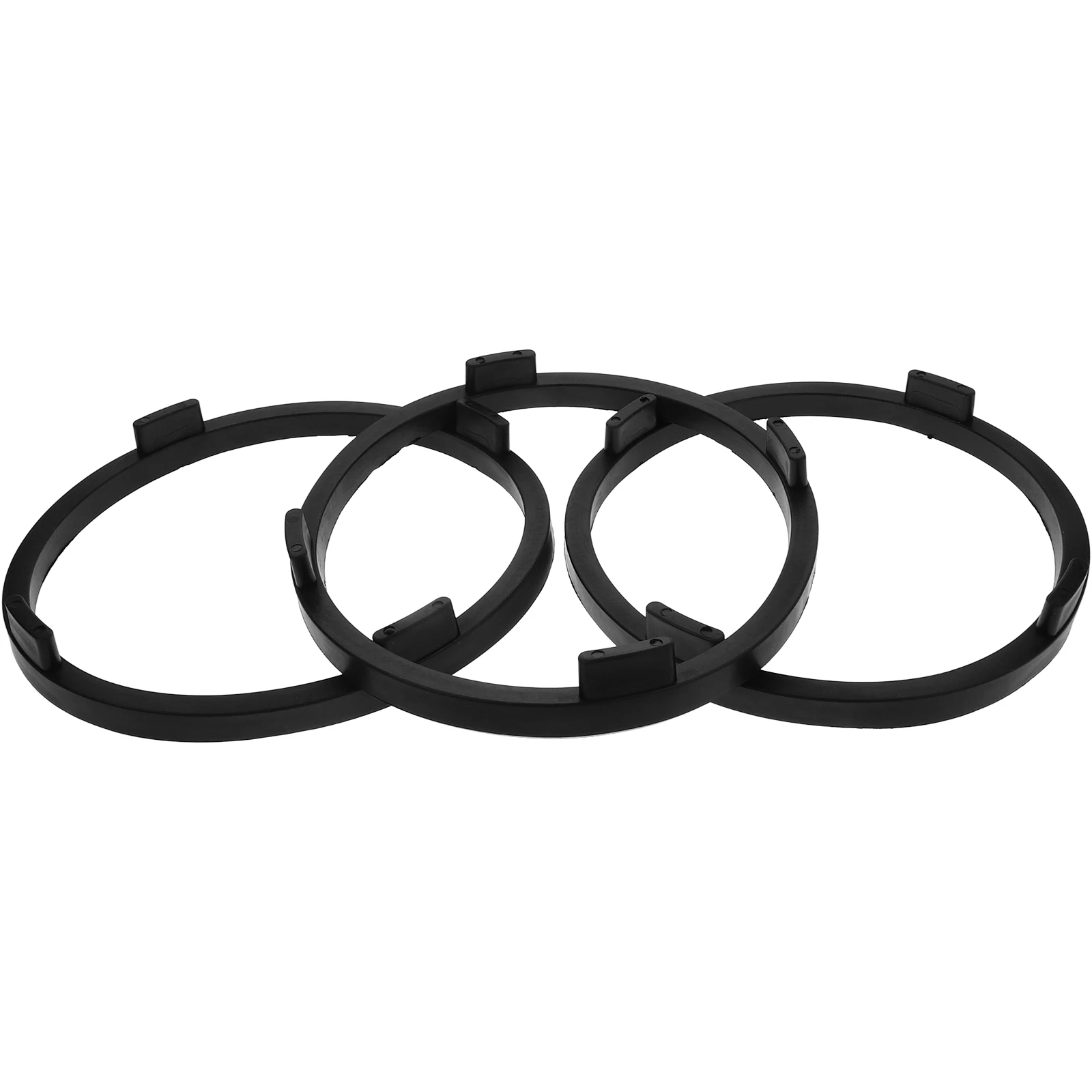 

3 Pcs Ground Drum Accessories 8-inch Floor Stable Support Feet Foot Base 10 Legs for Plastic Stand Child