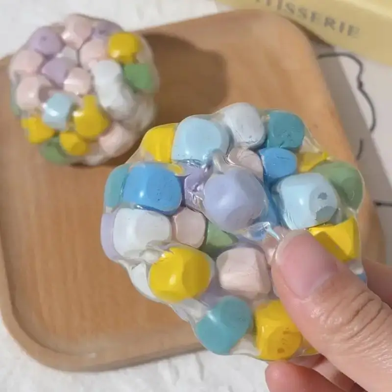 Soft Sensory Fidget Toys: Handmade Squishy Balls for Reducing Stress, Great for Kids and Adults Alike