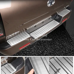 Tail Gate Rear Bumper Door Sill Scuff Plate Guard Pedal Protector Car Accessories For Great Wall Cannon GWM Poer Ute 2019-2022