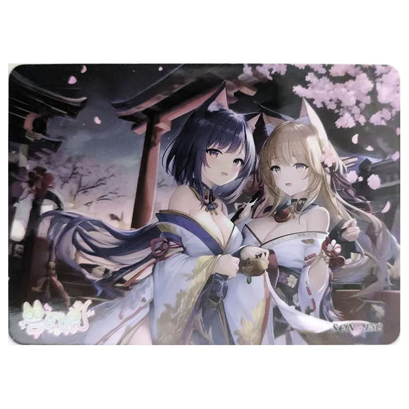 Anime Godin Verhaal Zeldzame SEN Games Breking Collectible Card Lumine Noelle Keqing Yelan Barbara Speelgoed voor jongens Verjaardagscadeau