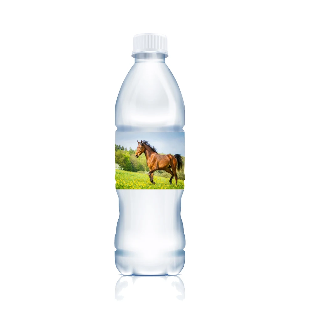 Horse Water Bottle Labels Western Cowboy Cowgirl Water Bottle Stickers Wrappers for Baby Shower Birthday Party Decorations