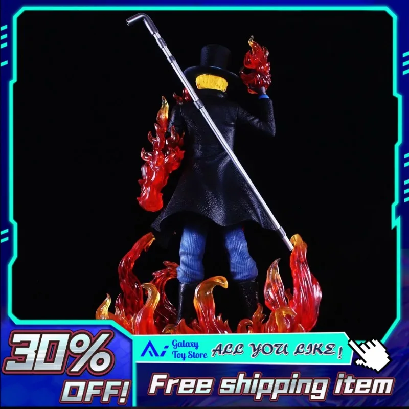 

One Piece Sabo Anime GK Statue Oversized 46cm with Dreamy Flame Effects Light-Up PVC Boxed Collectible Model Ornament