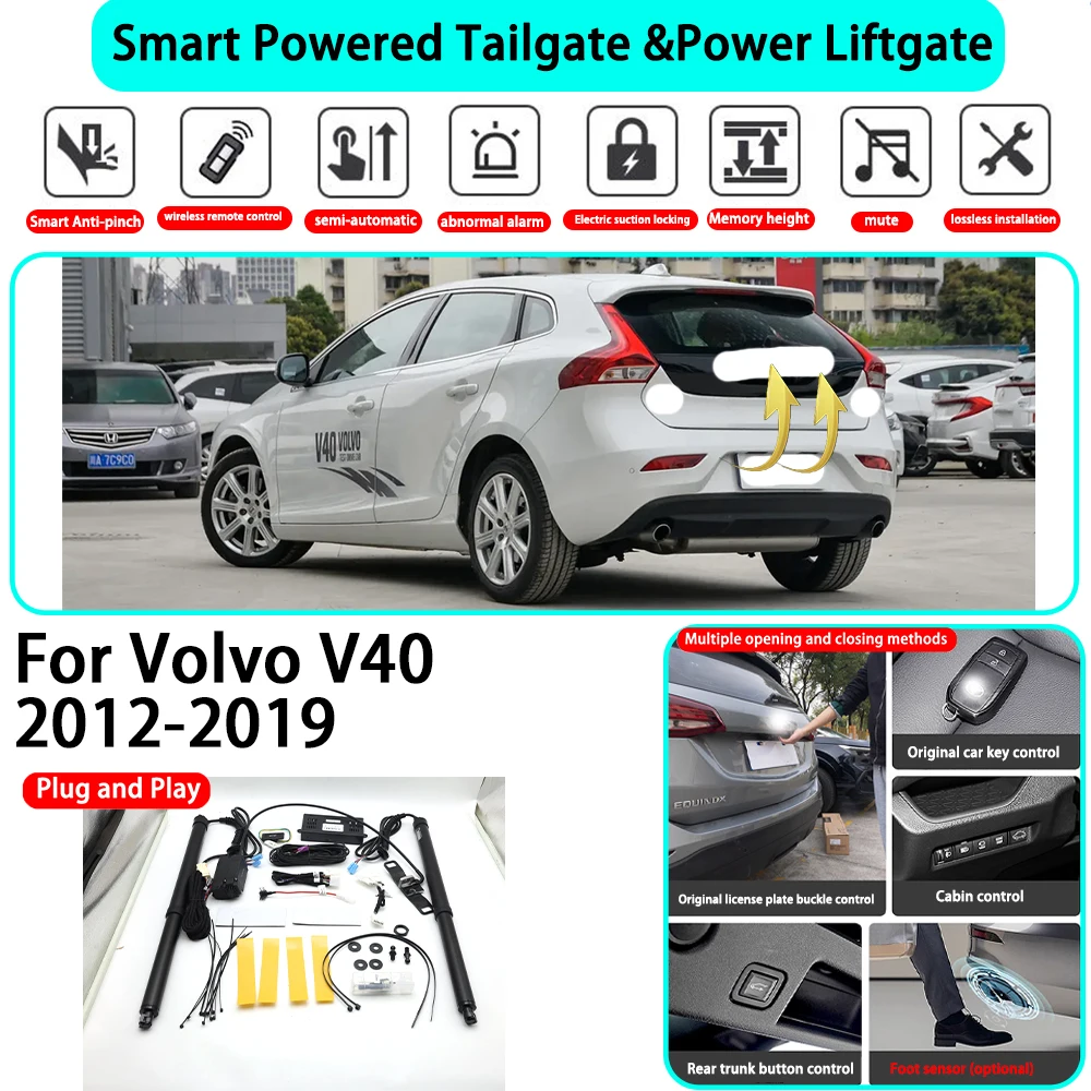 

﻿for Volvo V40 2012-2019 OEM Smart Automatic Powered Tailgate Electric Power Tailgate Lift Kit Key Close ﻿