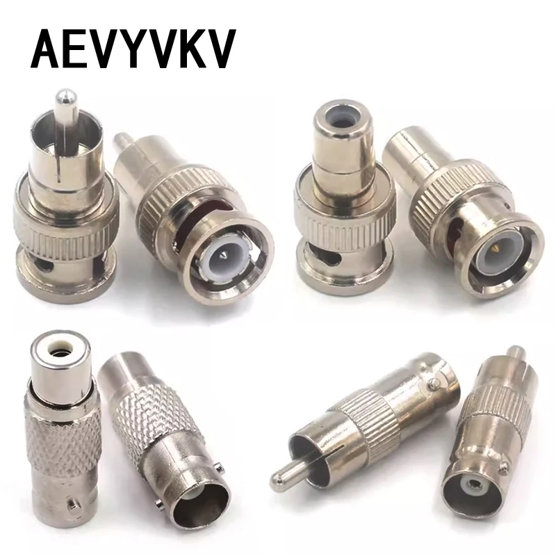 Q9 BNC To RCA AV Male Female Straight Connector RCA AV To BNC Male Female Adapter for System Video CCTV Camera