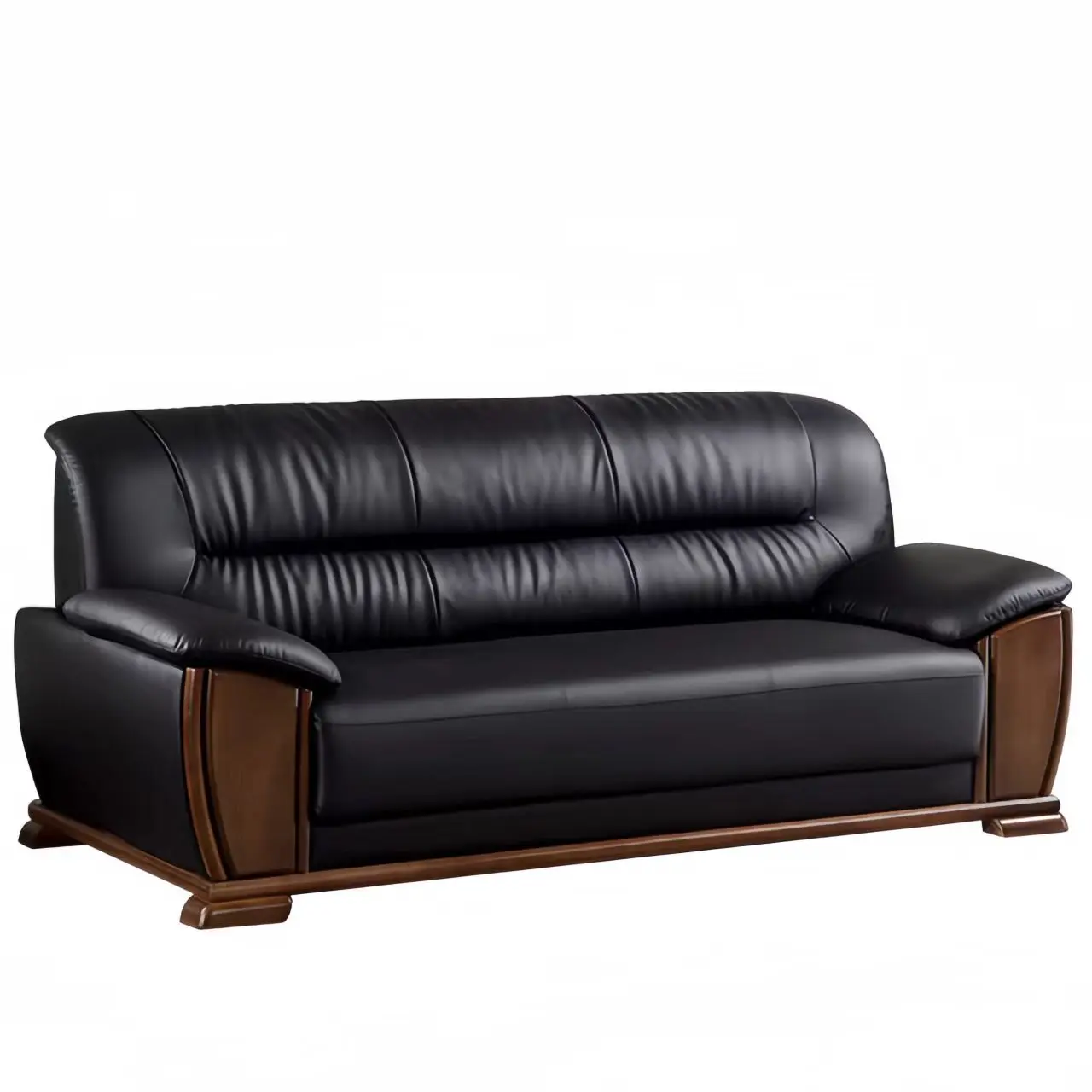 

Modern Simple Office Sofa Set with Coffee Table for Business Reception Three-Person Negotiation Waiting or Relaxation