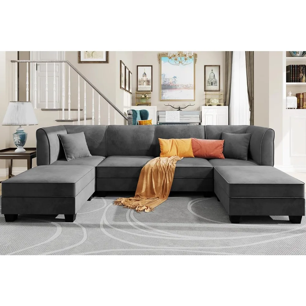 6 Pieces Sectional Couch,116