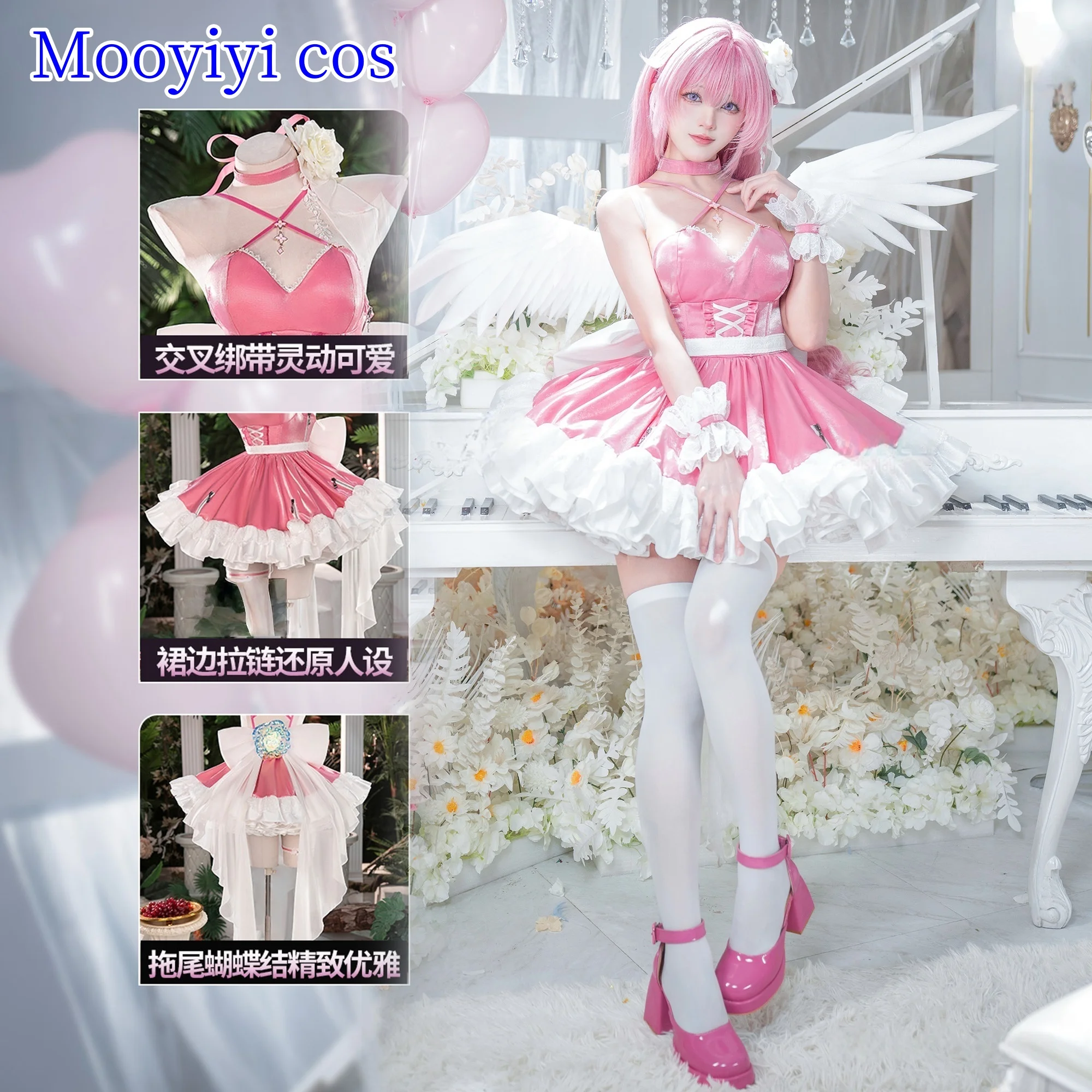 Nueva fiesta Dorothy disfraz de Cosplay para Halloween Navidad fiesta de juegos de rol juego de cómic NIKKEE recién XS-L lindo vestido rosa de Lolita