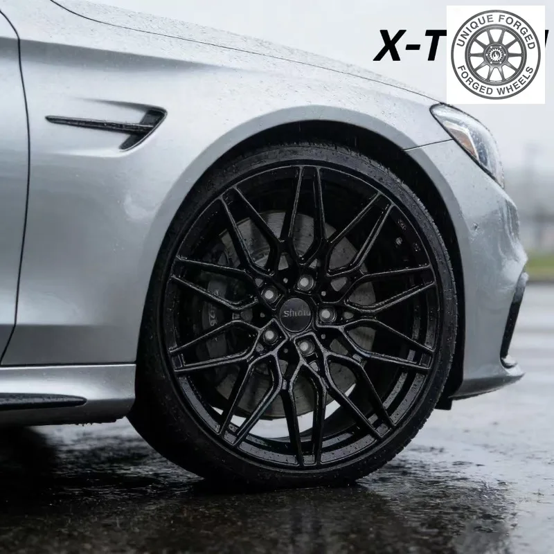 26 Style 18 19 20 22 24 Inch 5x114.3 Custom Deep Dish Car Rims With 5‑Hole Alloy Concave Wheels Black Forged Wheels For BMW Pass