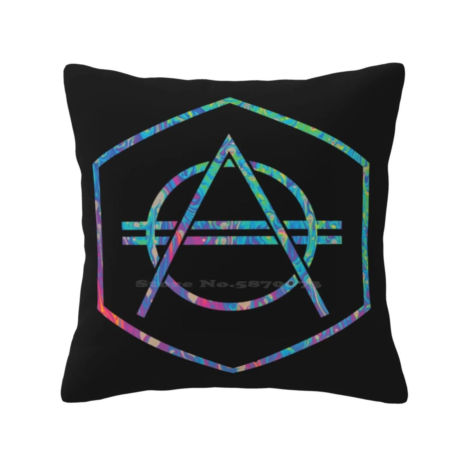 Don Hex Home Sofa Car Waist Throw Pillowcase Don Edm Rave House Techno Dubstep Music Festival Hexagon Ding Designs Dingdesigns