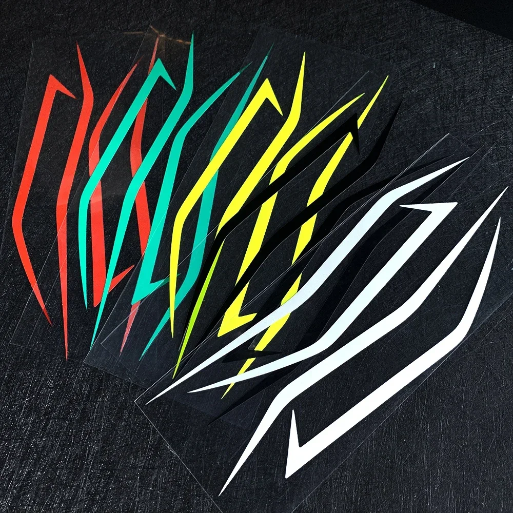 Motorcycle PVC Sticker Reflective Front Pull Headlight Helmet Decals For Kawasaki Ninja NINJA 400 H2 H2SX Decoration Stickers