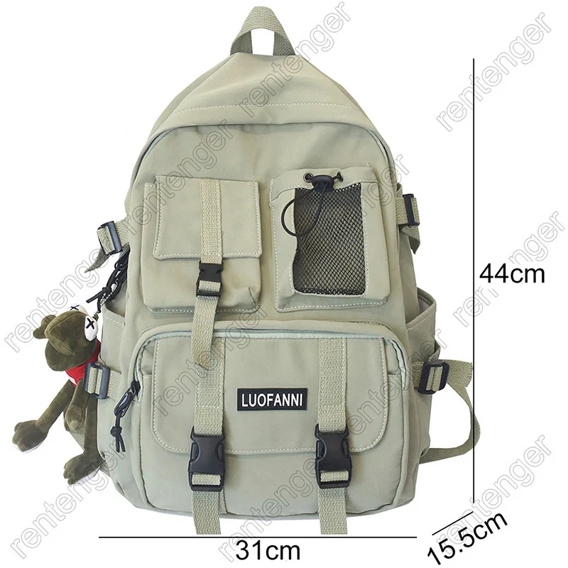 Multifunktionale Teenager Laptop Rucksack Frauen Kühlen Leinwand Schule Tasche Hohe Qualität Student Rucksäcke Junge Mädchen Mode Schul