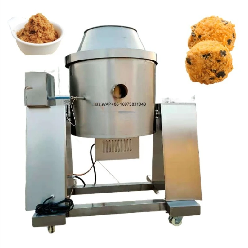 

Economic Commercial Meat Floss Maker Simple Operation Automatic Frying Pan Machine for Small Business Chicken Pork Fish Floss