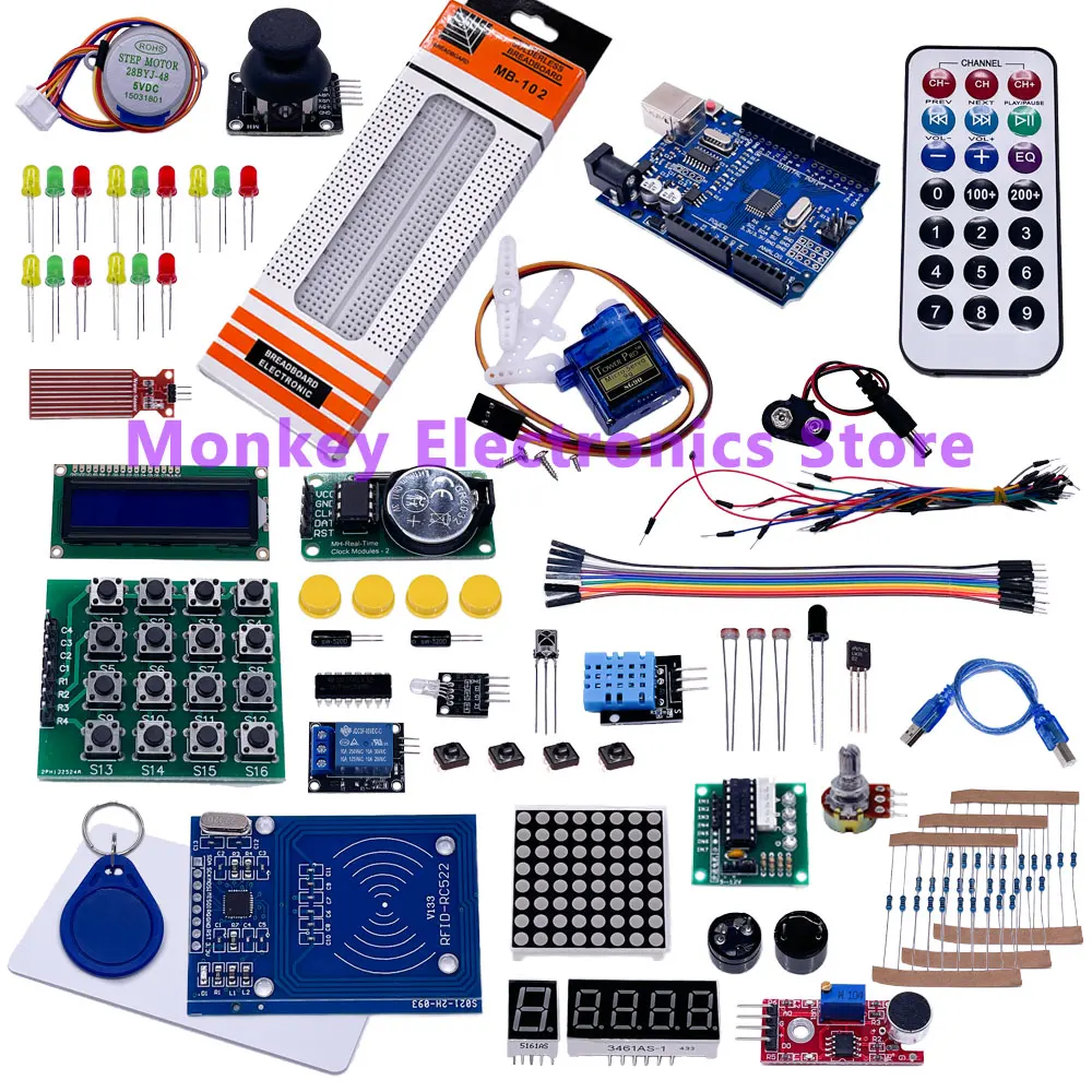 RFID Suitable for R3 development board beginner learning kit stepping motor learning and learning programming kit introductory