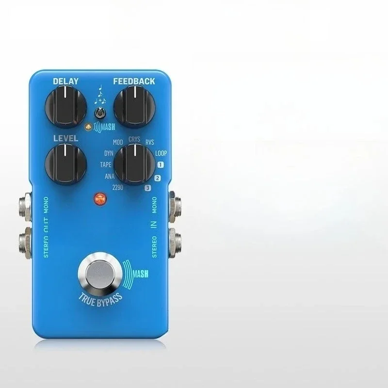 Time-lapse electric guitar monolithic effect device