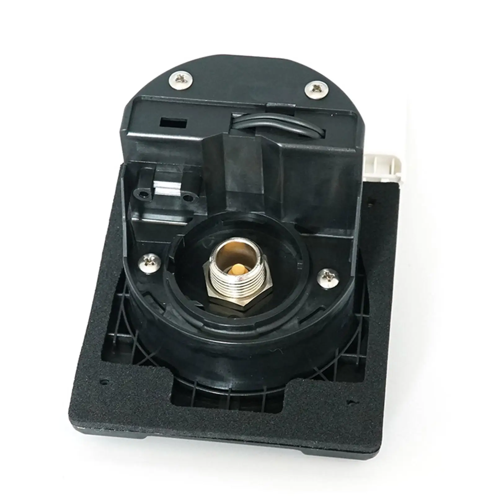 

RV Exterior Shower Box Kit with Faucet Hose Weatherproof Outdoor Shower Box for Motorhome Shower Accessory Sets, White/Black