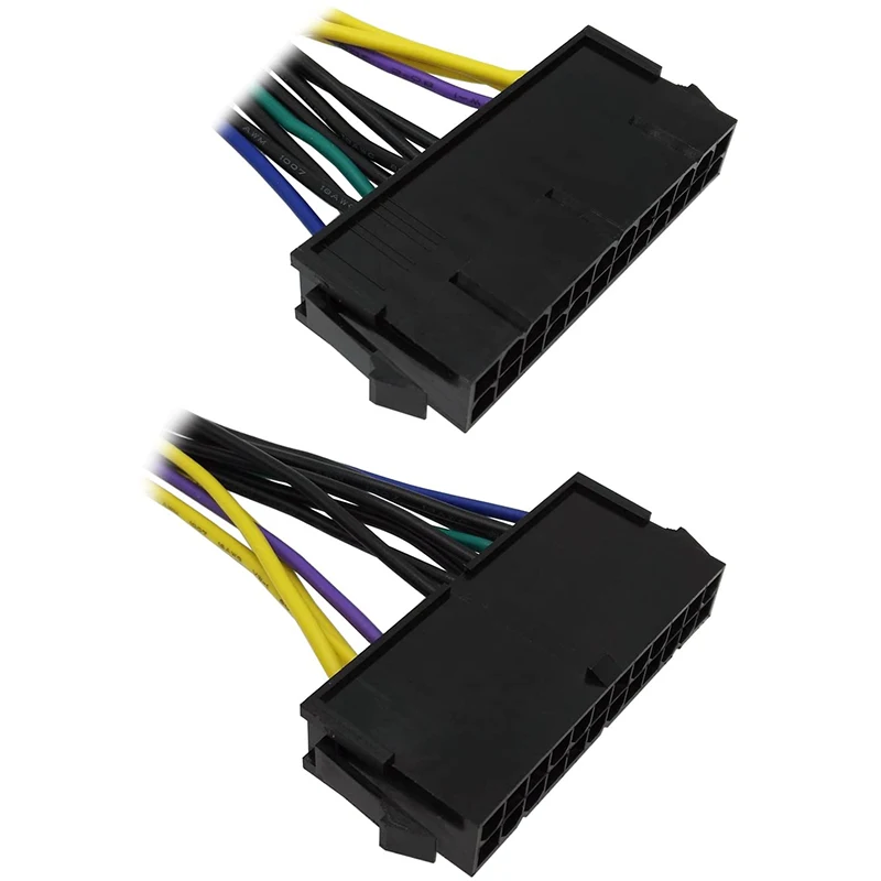 SLQZT 24 دبوس إلى 18 دبوس ATX PSU كابل محول الطاقة لمحطة العمل Z220 Z230 Z420 Z620 13 بوصة (33 سم)
