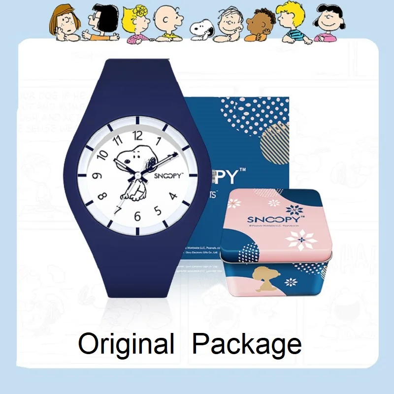 Snoopy Peanuts For Children Watch Japan Quartz Wristwatch Cartoon Boy Girl Unisex Student Kids Silicone часы наручные детские