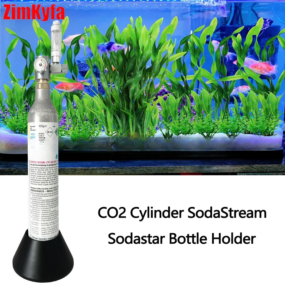 Supply aquatic cylinder cylinder desktop bracket suitable for 60mm diameter CO2 bottle (single hole)