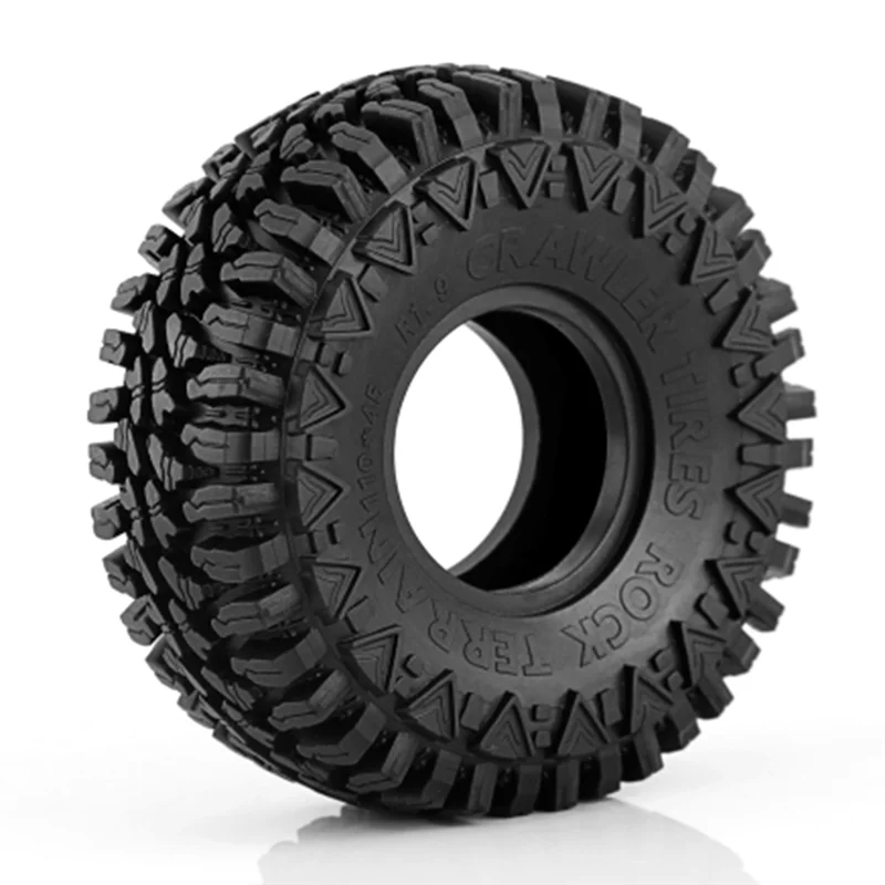 ABWE-4PCS 110MM 1.9In Rubber Rock Banden Wielbanden Voor 1:10 RC Crawler Auto Axiale SCX10 90046 AXI03007 TRX4 Redcat Gen8 Vervangen