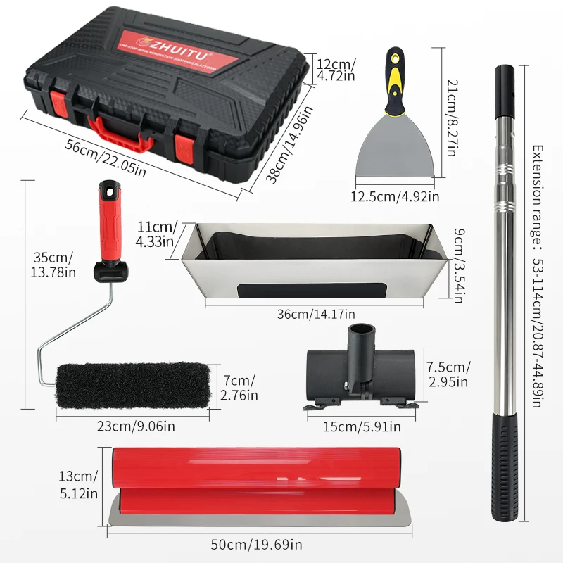 Cement scraper putty knife coating scraper trowel plasterer scraper plasterer scraper plasterer scrap with a storage box