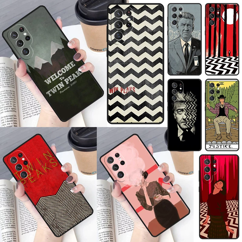 TV Series Twin Peaks Cover For Samsung Galaxy S23 Ultra S22 S20 S21 FE S8 S9 S10 Plus Note 10 20 Ultra phone Case