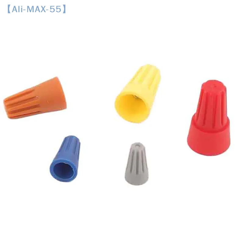 

【MAX-55】50Pcs Fast Wire Connector P1 P2 P3 P4 P6 Electrical Insulated Twist Crimp Terminal Nut Spring End Cap Rotating Splicing
