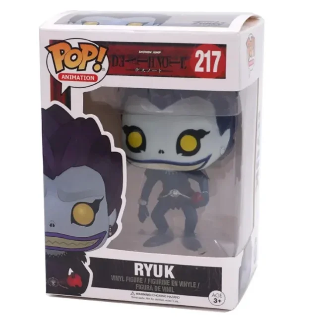 New Arrival FUNKO POP Death Note Light #216 RYUK #217 #218 L with Cake #219 Action Figure Toy Collectible Vinyl Dolls Movie Toys