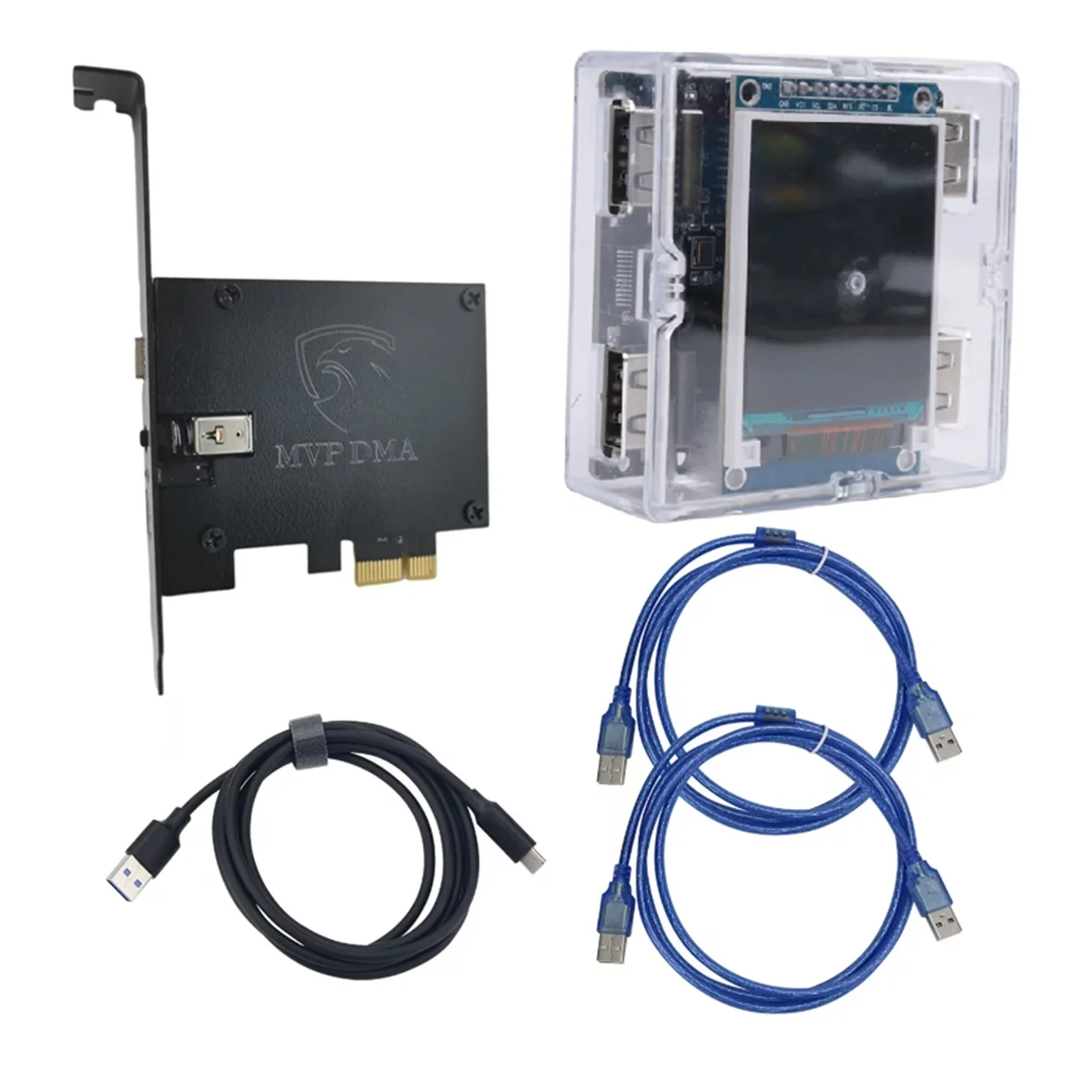 AT87-MVP DMA Board Basic Version General Firmware + Kmbox B+ Pro Keyboard Mouse Controller with Screen for LeetDMA